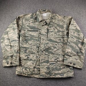 US Air Force Coat Mens 42S Utility ABU Digital Tiger Stripe Camo Military Jacket